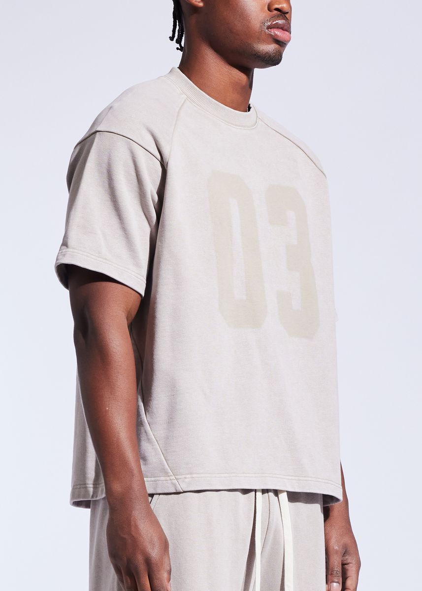 ALL DAY TERRY SHIRT-GREY