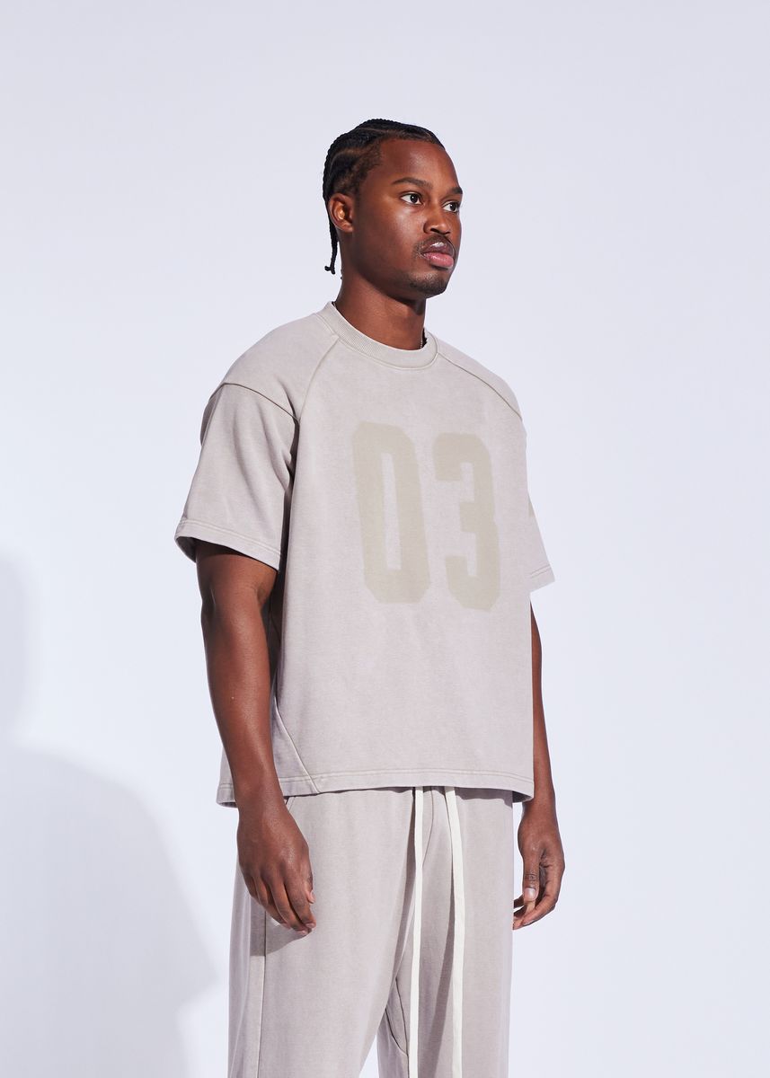 ALL DAY TERRY SHIRT-GREY