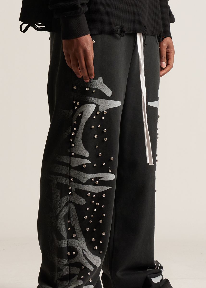 EMBELLISH LOGO SWEATPANT