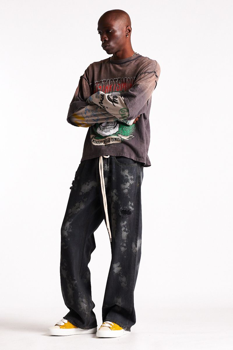 Arch Diet Denim -Oil Stained