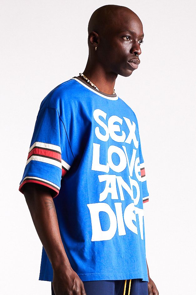 SL&D Athletic Tee - Blue/Red