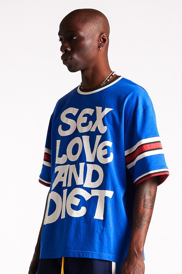 SL&D Athletic Tee - Blue/Red