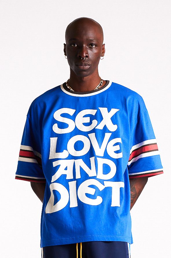 SL&D Athletic Tee - Blue/Red