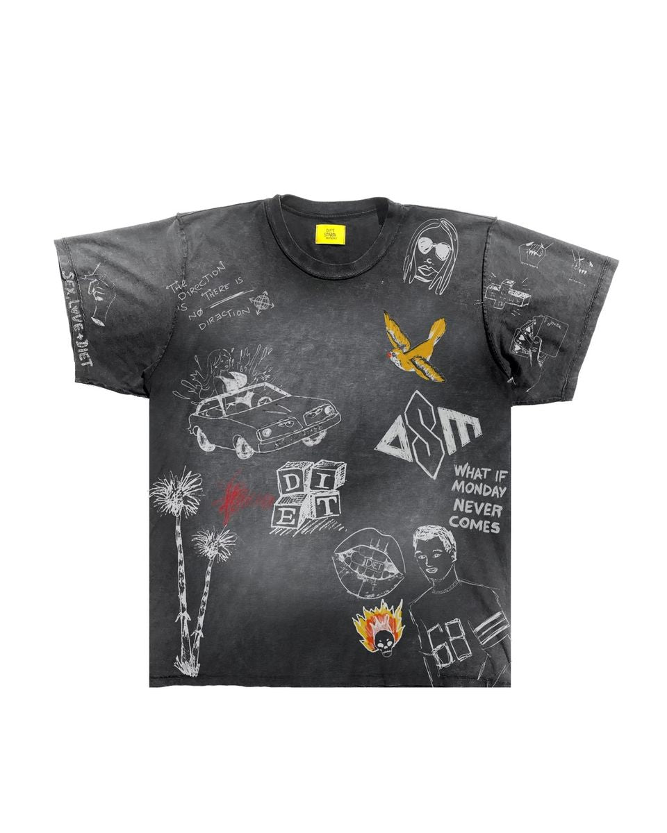 Doodle Tee - Vintage Black