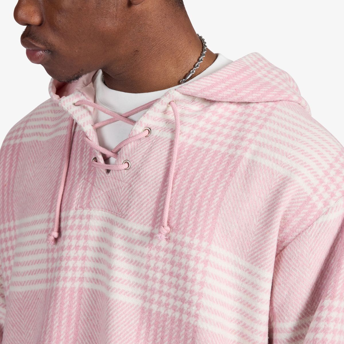 "TUCO" HOCKEY HOODIE (PINK PLAID)