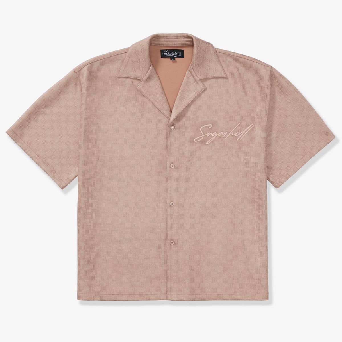 "MADISON" LOUNGE SHIRT (SALMON SPARKLE)