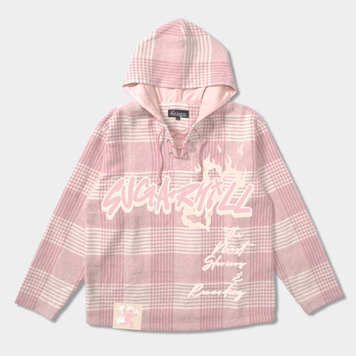 "TUCO" HOCKEY HOODIE (PINK PLAID)