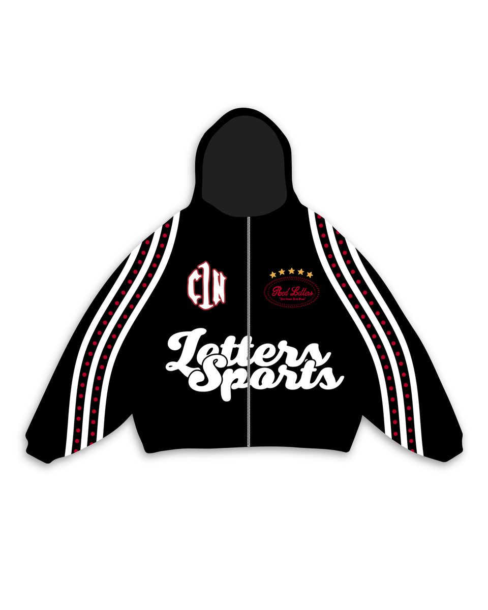 C1N x RL Zip Up - Black
