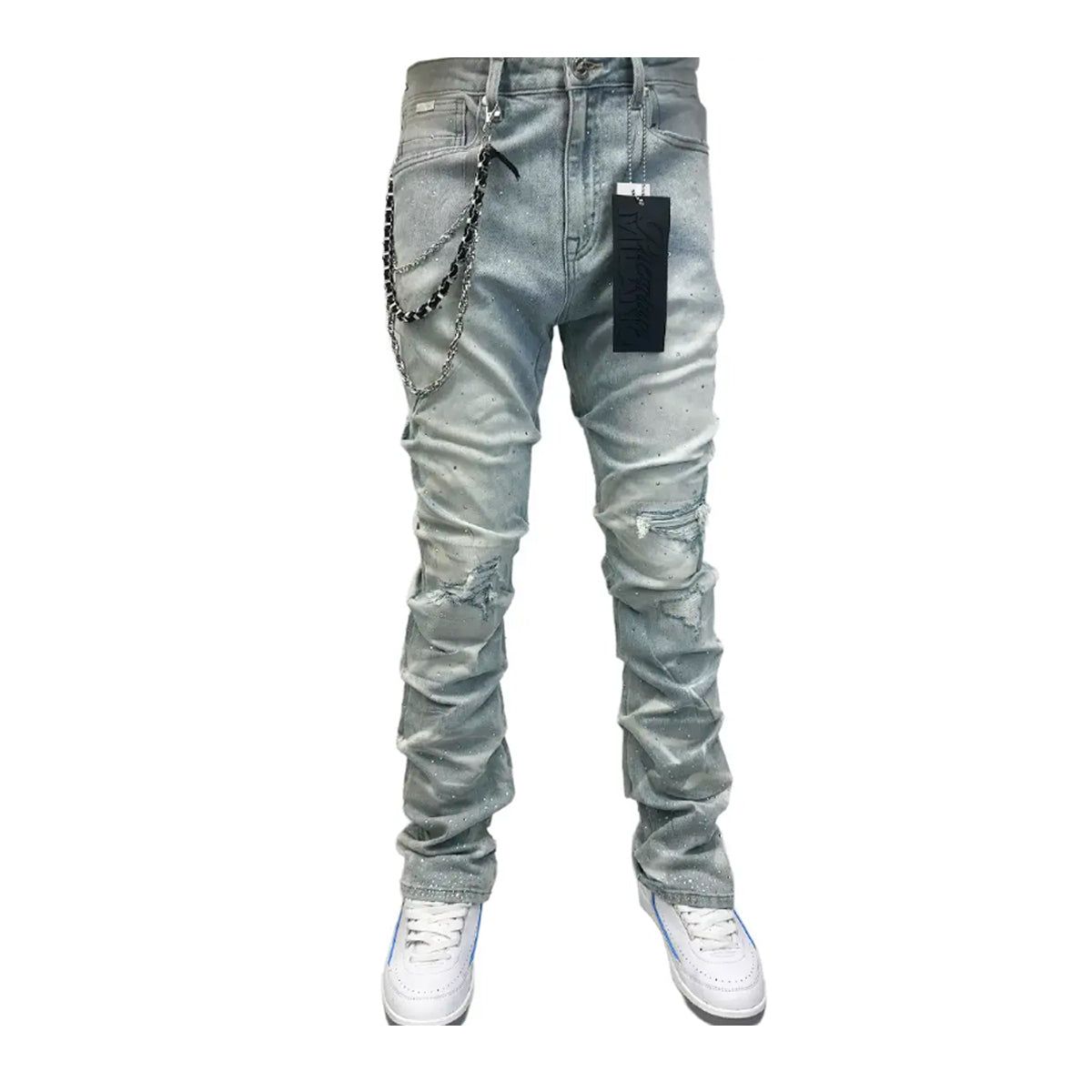 iviera Stacked Jeans Medium Blue