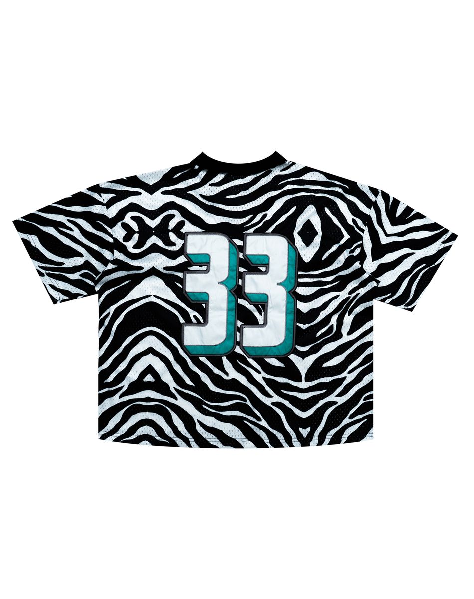 ZEBRA MESH JERSEY