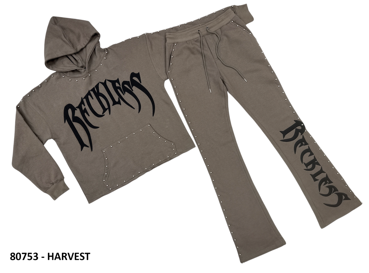 "Reckless" Stud Stacked set