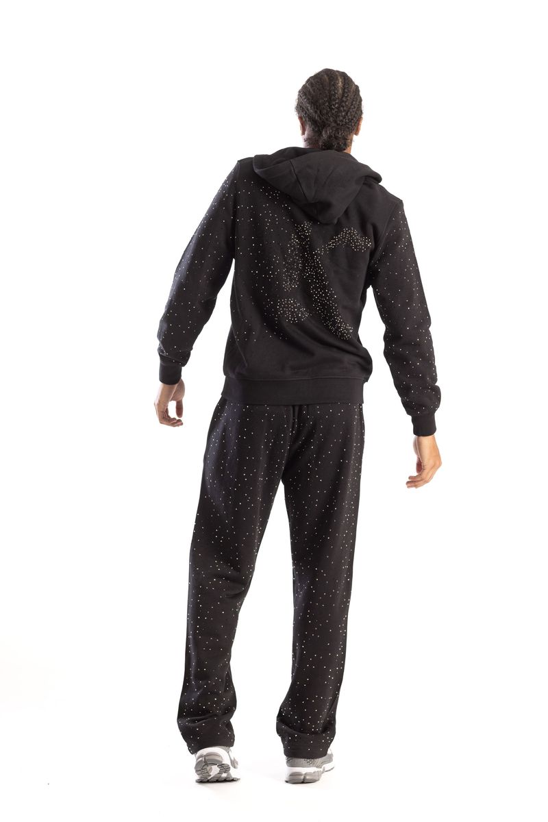 RHINESTONE FRENCH TERRY FLEECE SET