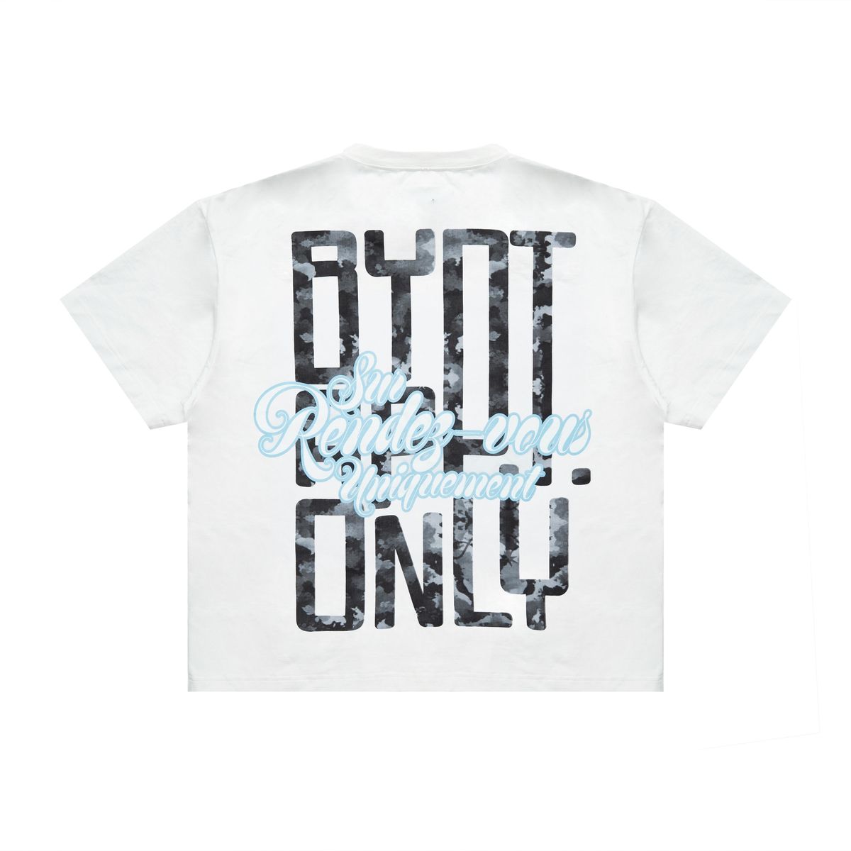 FRENCH CAMO TEE - White