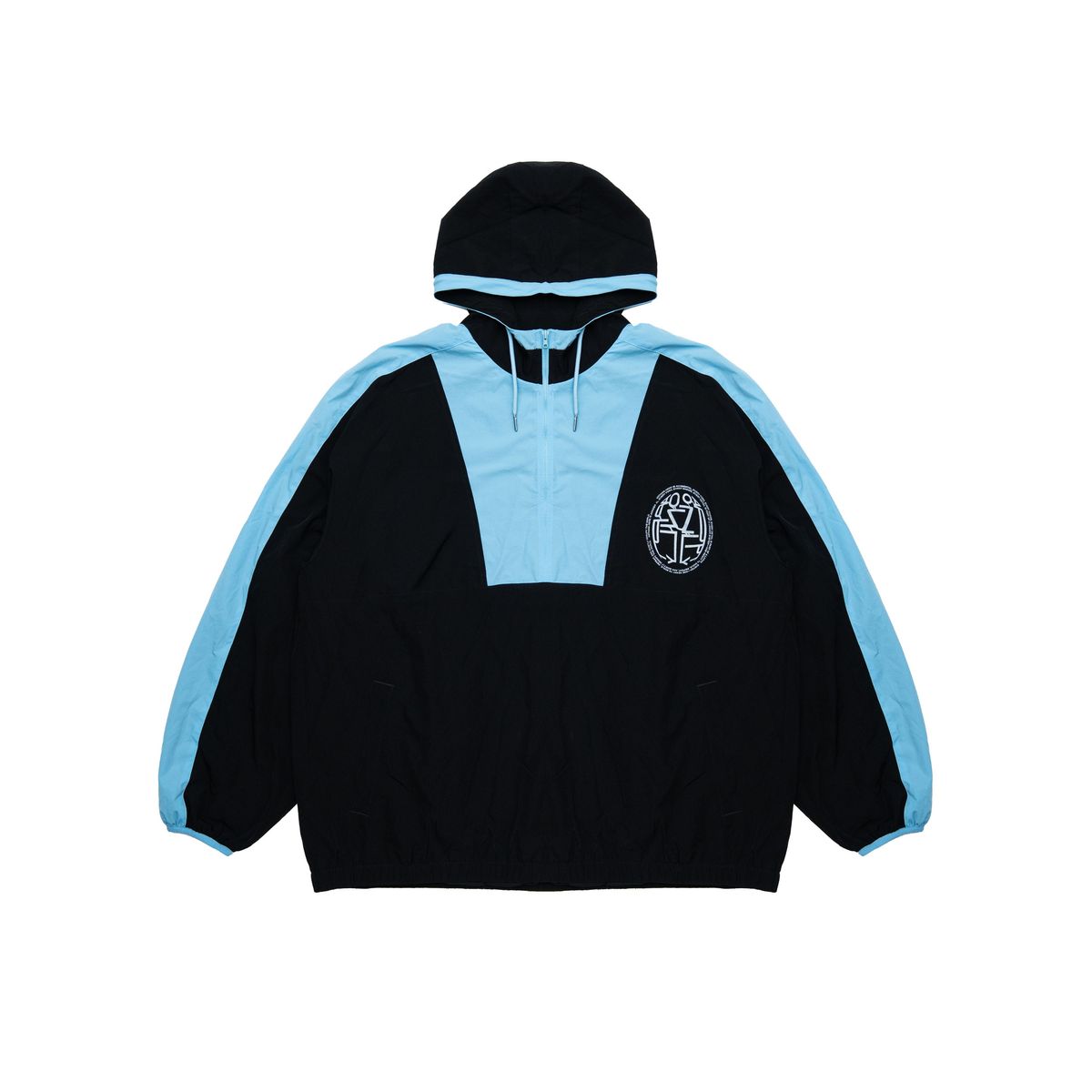 PALMER WINDBREAKER - Black/Blue
