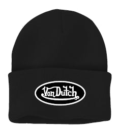PATCHER CUFF BEANIE - Black