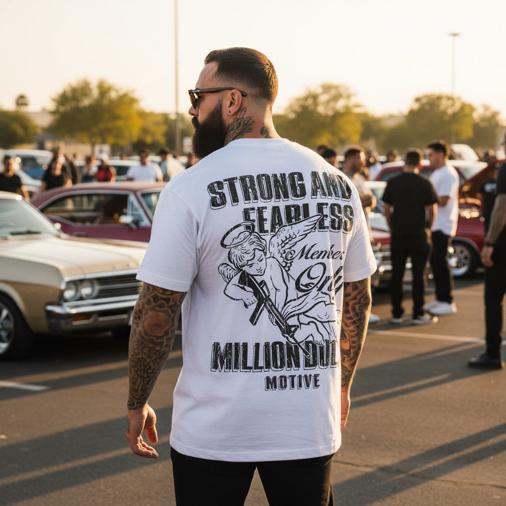 Strong & Fearless - White T-Shirts