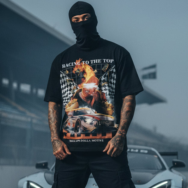 Racing to the Top - Black T-Shirts