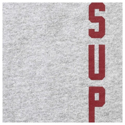 Supreme Washed Logo Sweatpant - Heather Grey