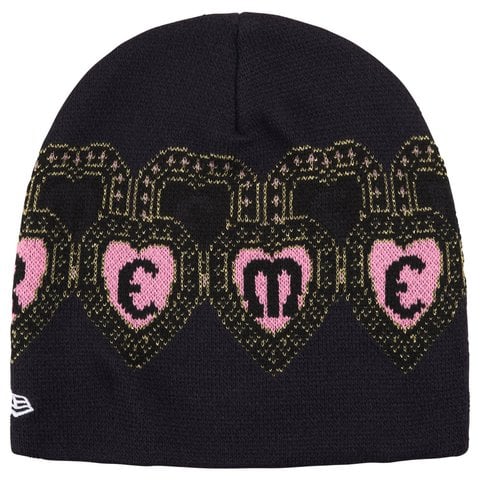 Supreme New Era Hearts Beanie - Navy