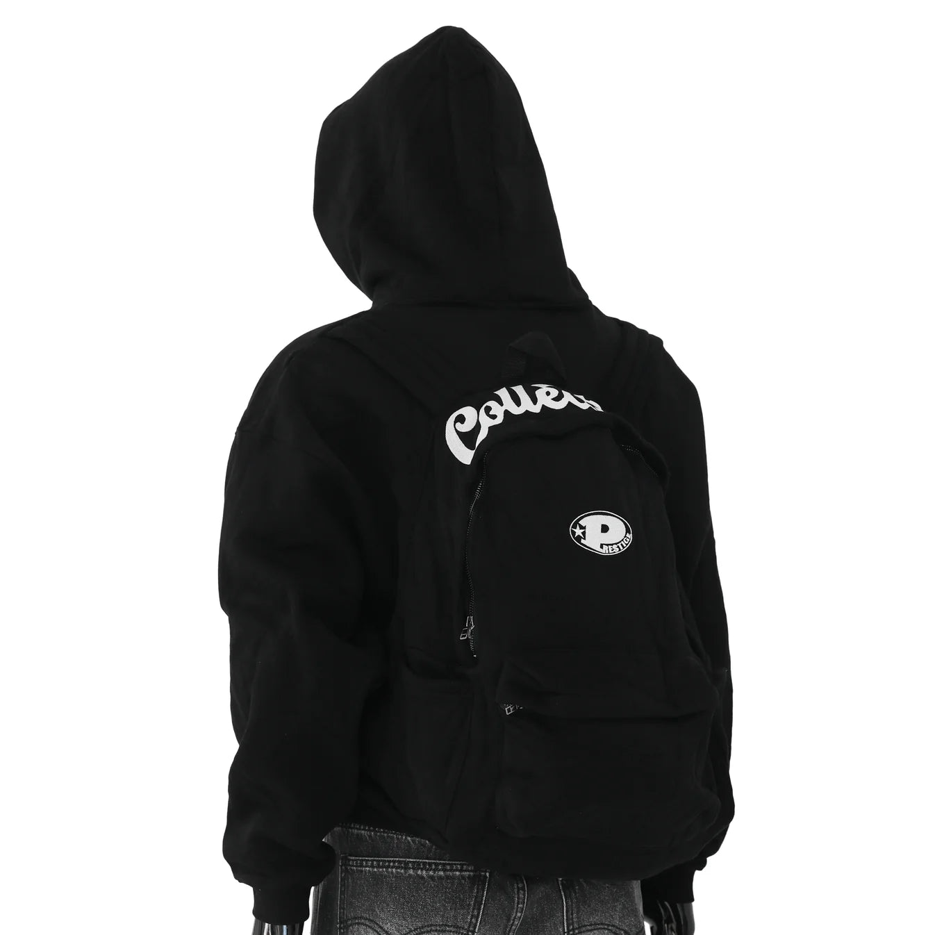 Prestige Grey Backpack Hoodie