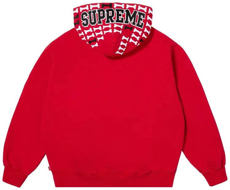 Supreme League Champs Zip Up Hooded Sweatshirt 'Red'