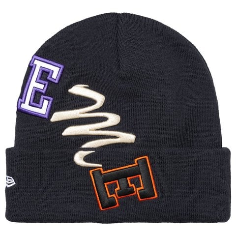Supreme New Era Arc Beanie - Navy