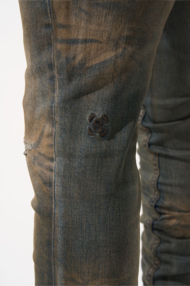 Oud jeans