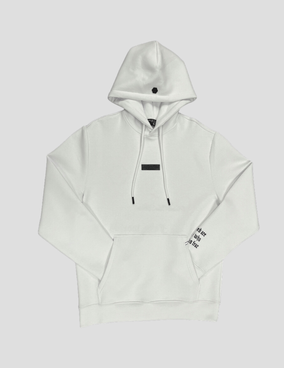 Fake World White Hoodie