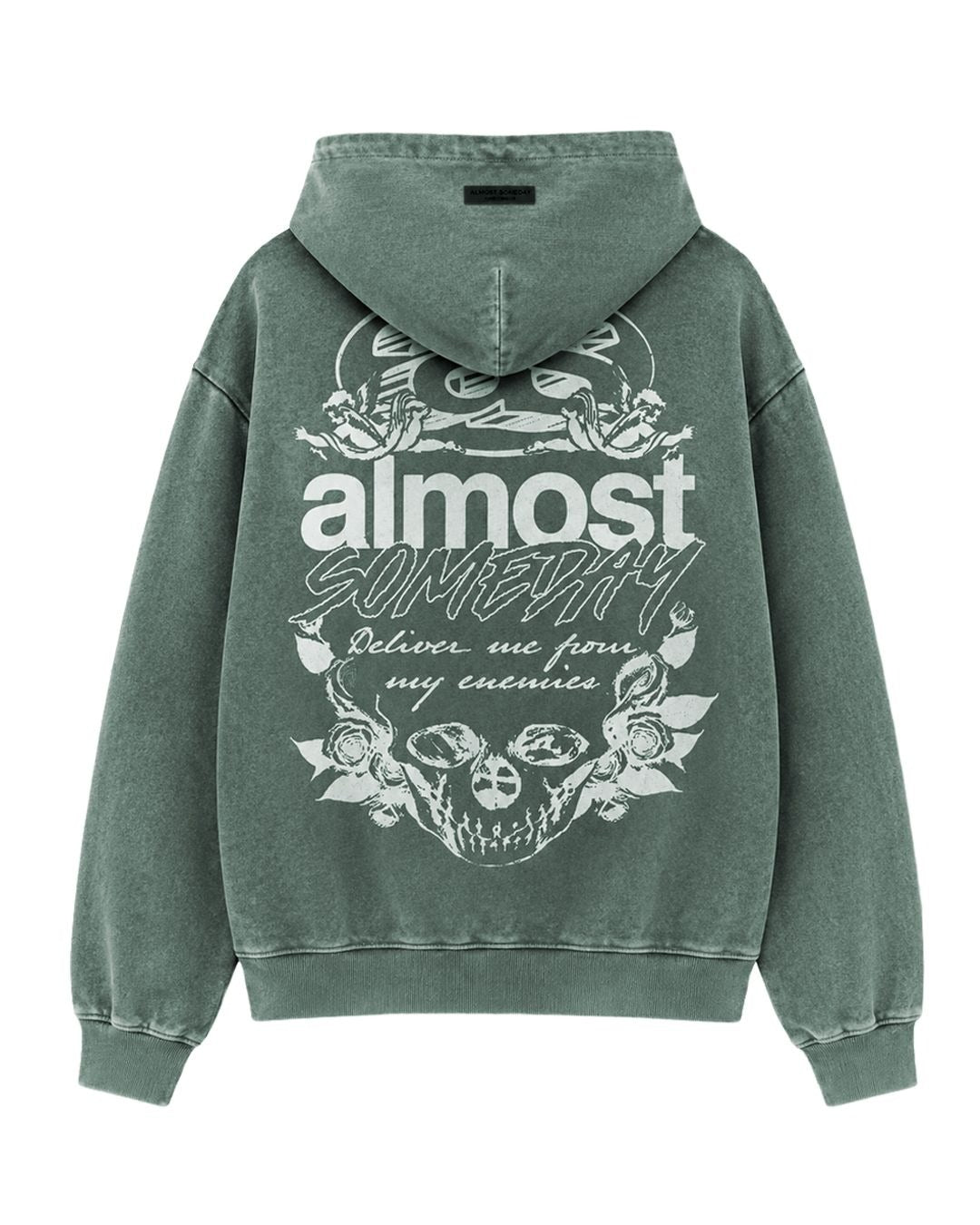 ENEMIES ZIP HOODIE - Green