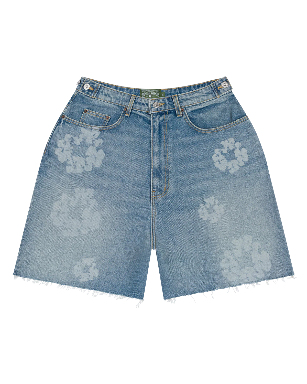 Laser Wreath Denim Short