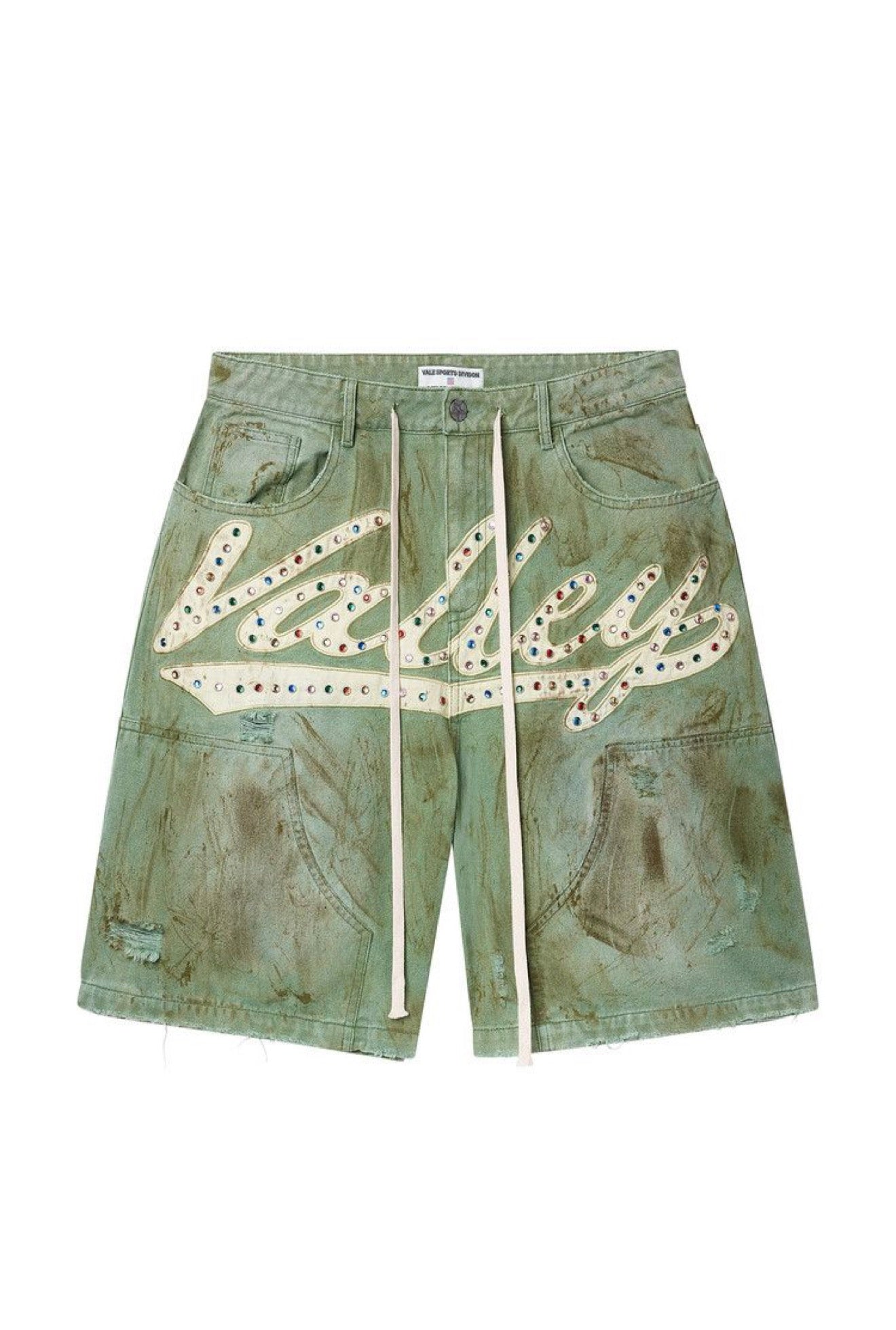 Vale skittle jorts (dirt/green)