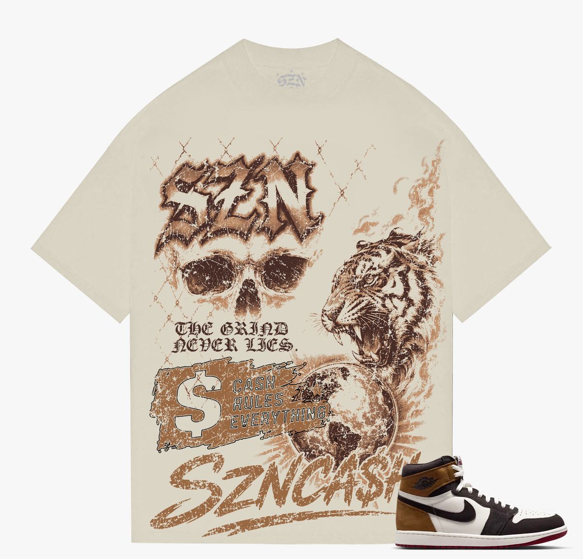 NO MERCY SKULL TIGER