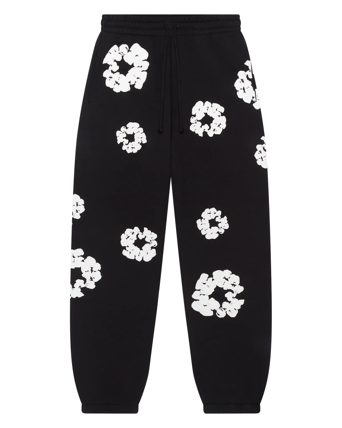The Cotton Wreath Sweatpants Black