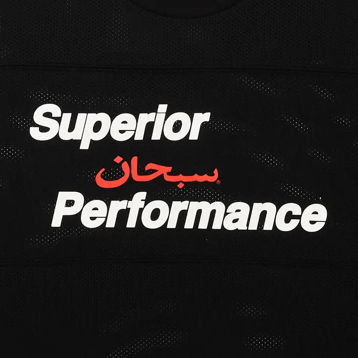 Supreme Arabic Mesh Long-Sleeve Top 'Black'