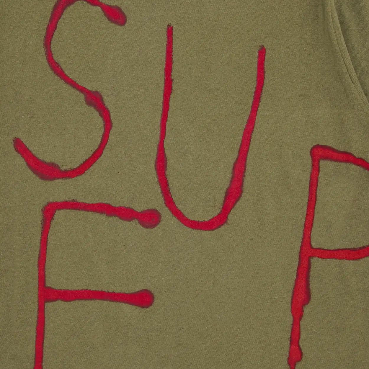 Supreme Painted Tee 'Light Olive'