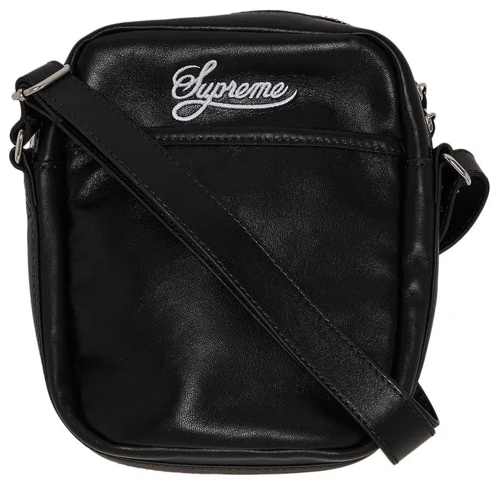 Supreme x Nike Leather Shoulder Bag 'Black'