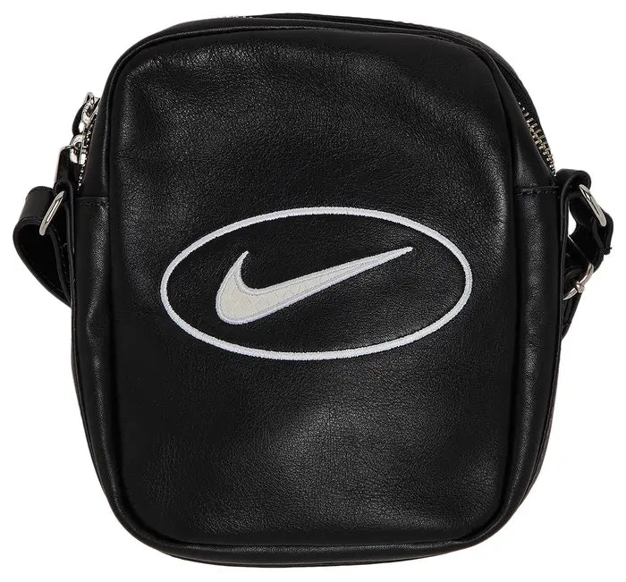 Supreme x Nike Leather Shoulder Bag 'Black'