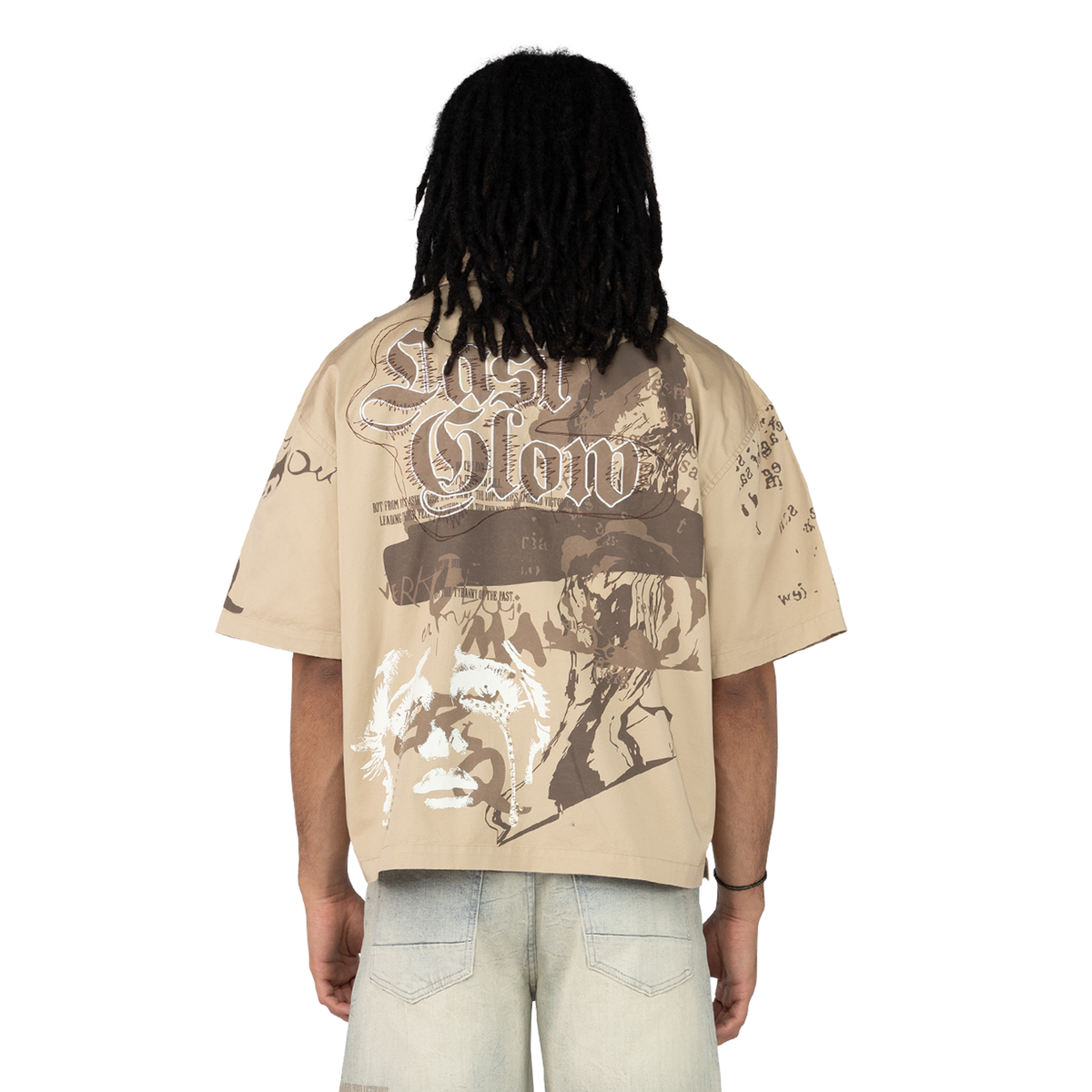 OVERSIZED CROP P.TWILL SHIRT