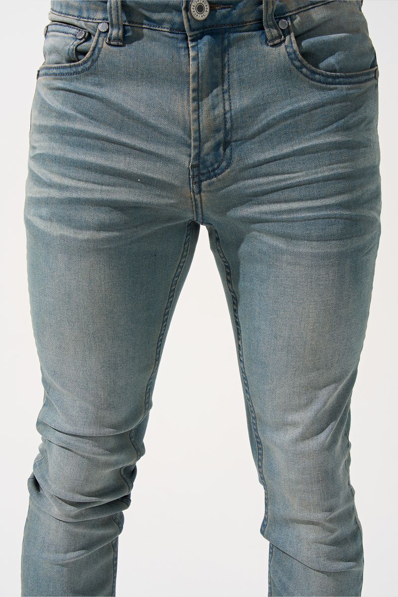 "SEABURST" Stacked Jeans