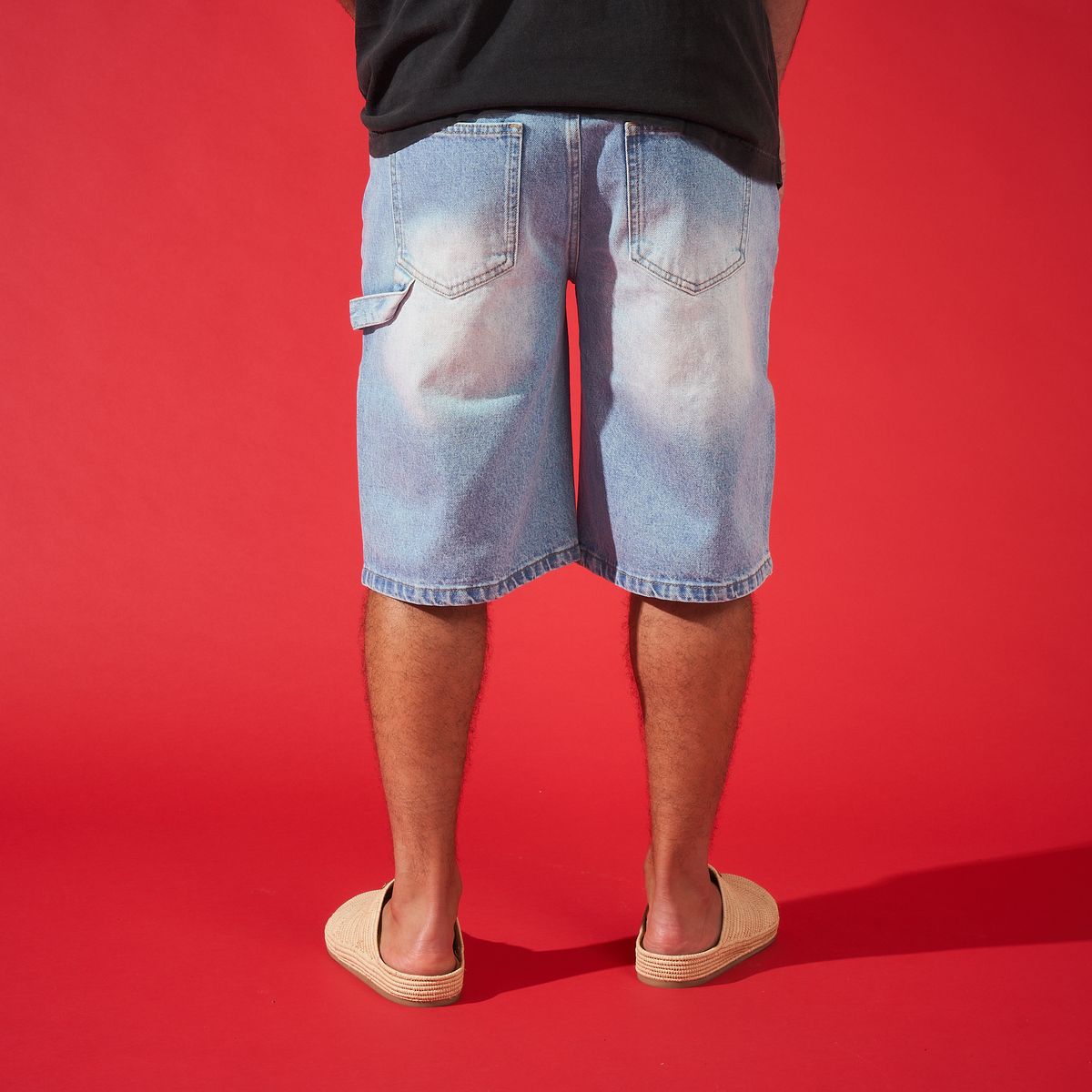 DUAA -'REWARD'' ICE STONE DENIM SHORT
