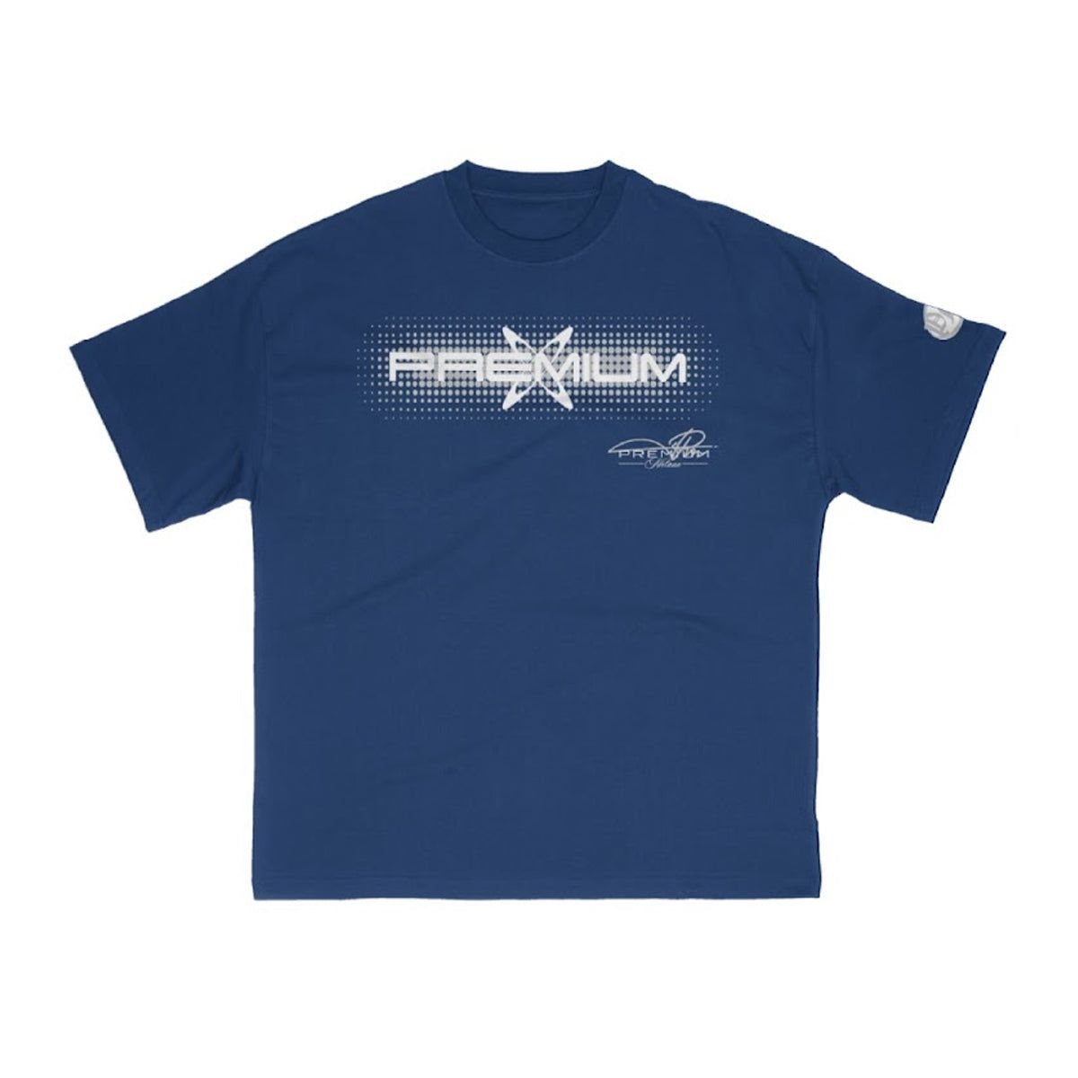 Premium Ai Crew Neck T-Shirt French Blue