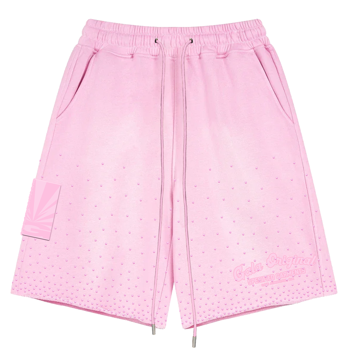 RHINESTONE TERRY SHORTS