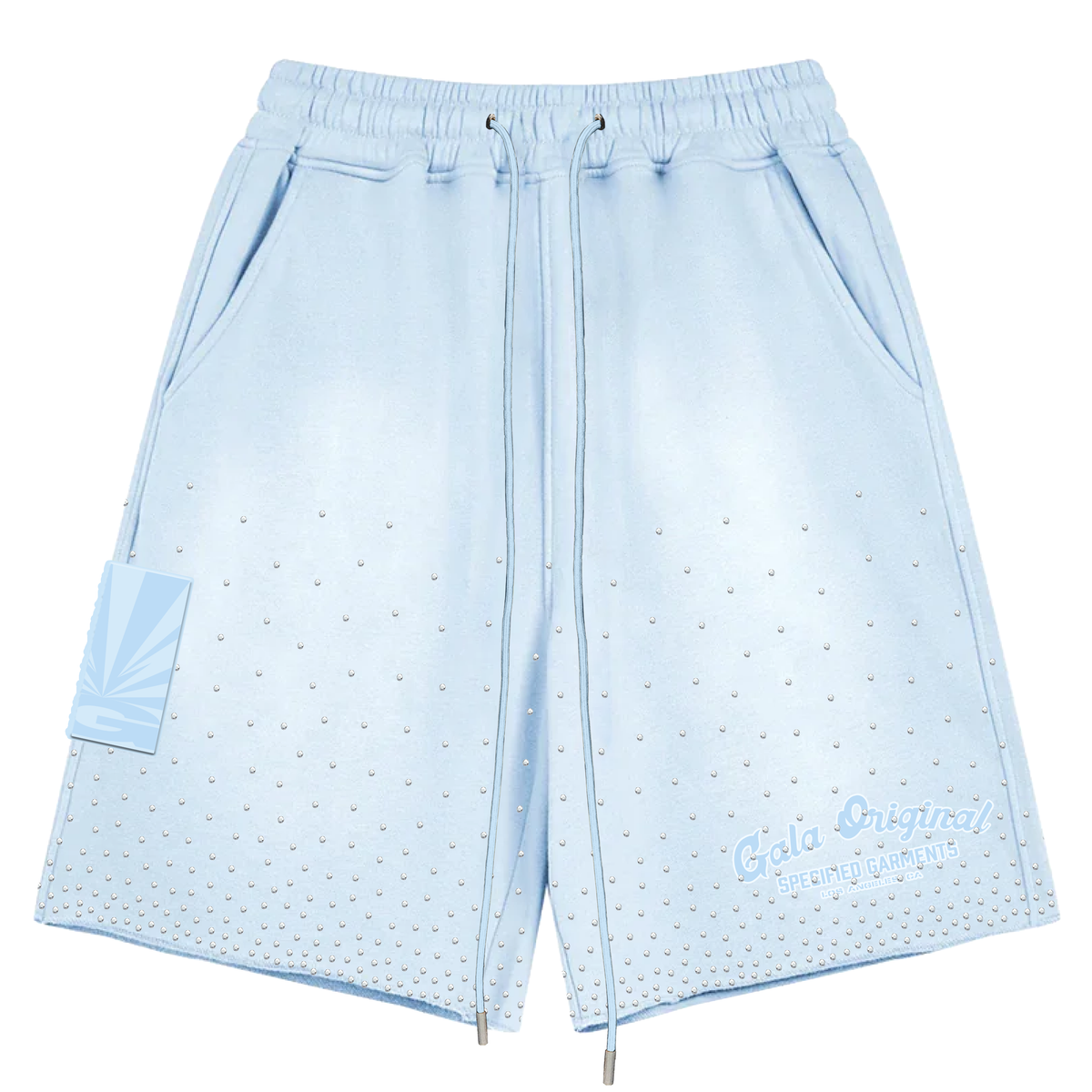 RHINESTONE TERRY SHORTS