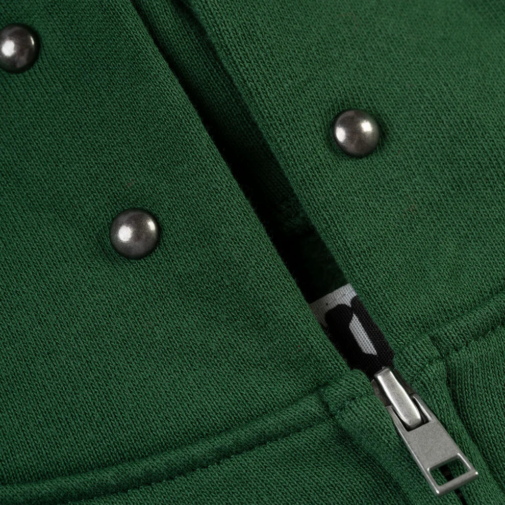 OG WEB STUDDED ZIP HOODIE