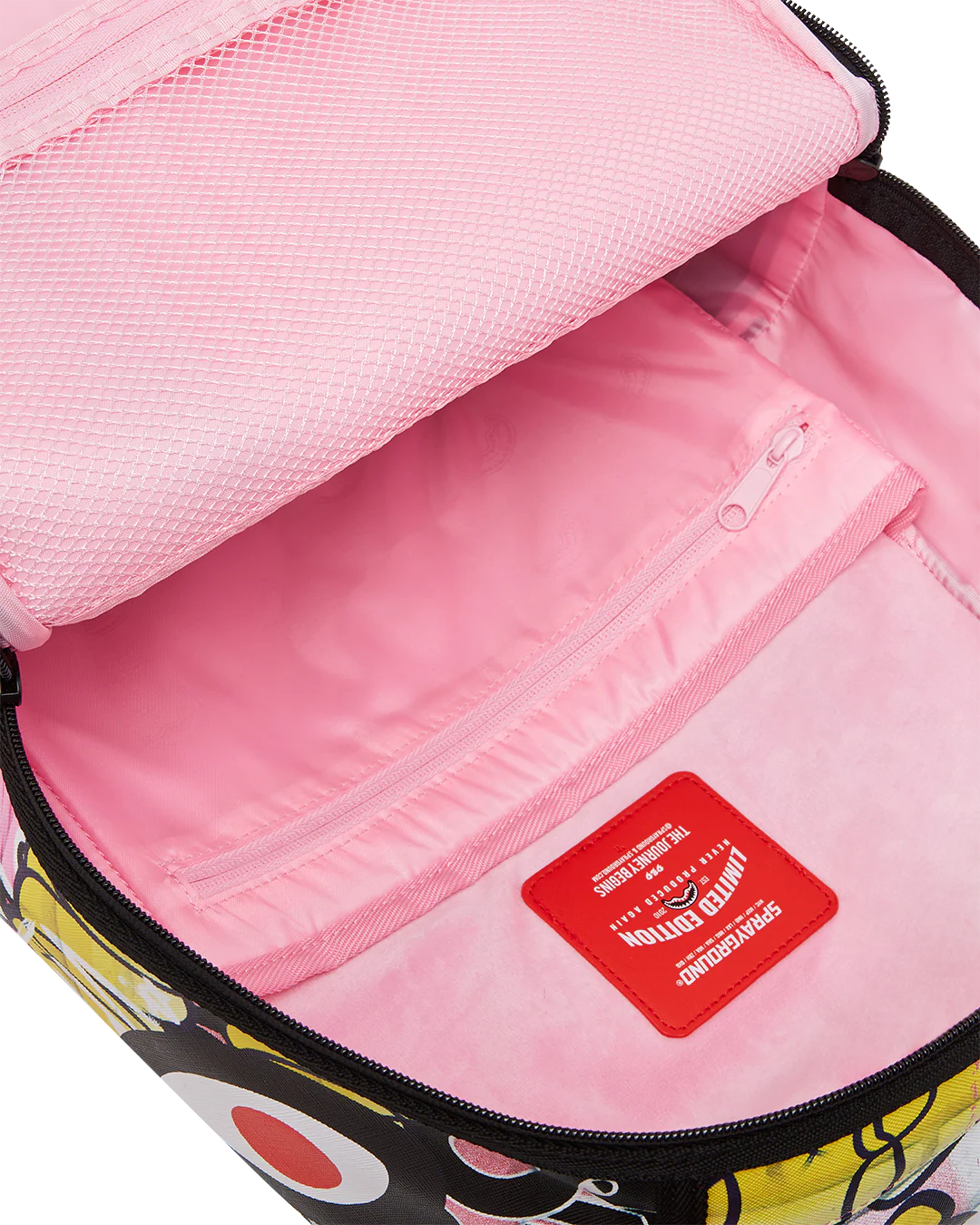 PINK PANTHER PAINTING OVER GRAFFITI DLXR BACKPACK