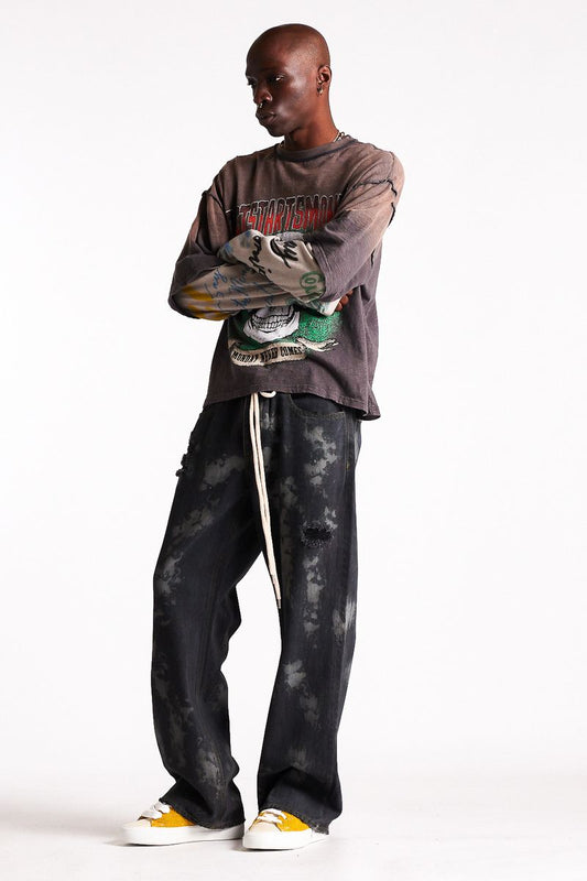Arch Diet Denim -Oil Stained