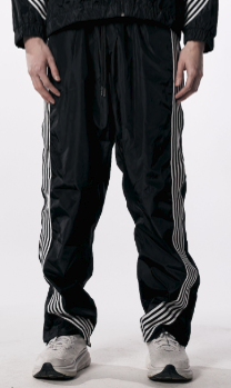 NYLON STRIPED PANTS