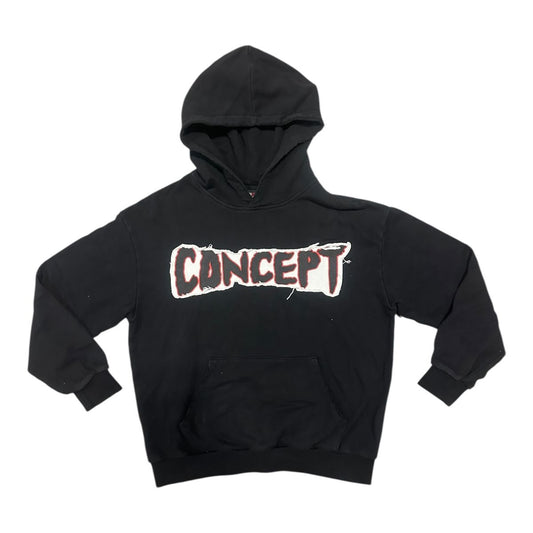 "Flowers Hoodie" Black