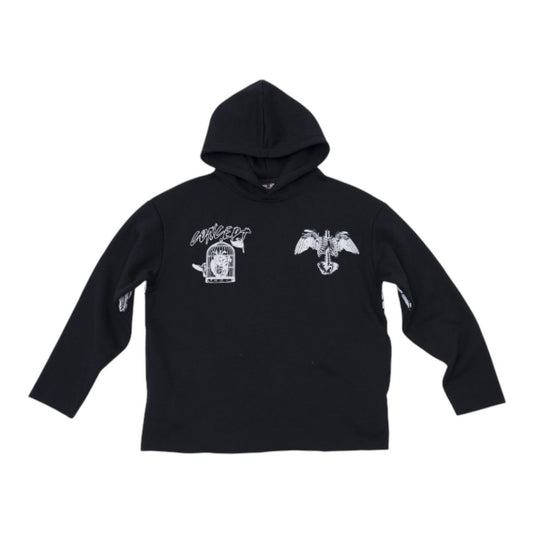 "Skelly Hoodie" Black