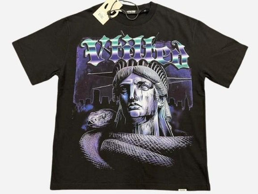 "SNAKED" TEE